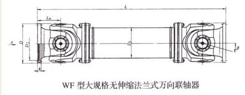 WF型大規格無伸縮法蘭式萬向聯軸器