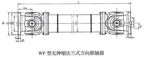 WF型無伸縮法蘭式萬向聯軸器